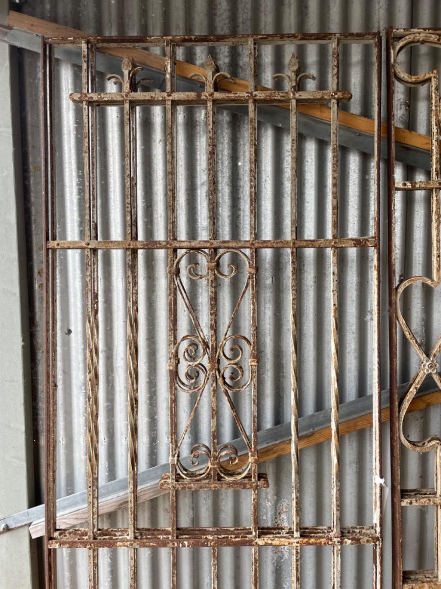 Antique iron gates