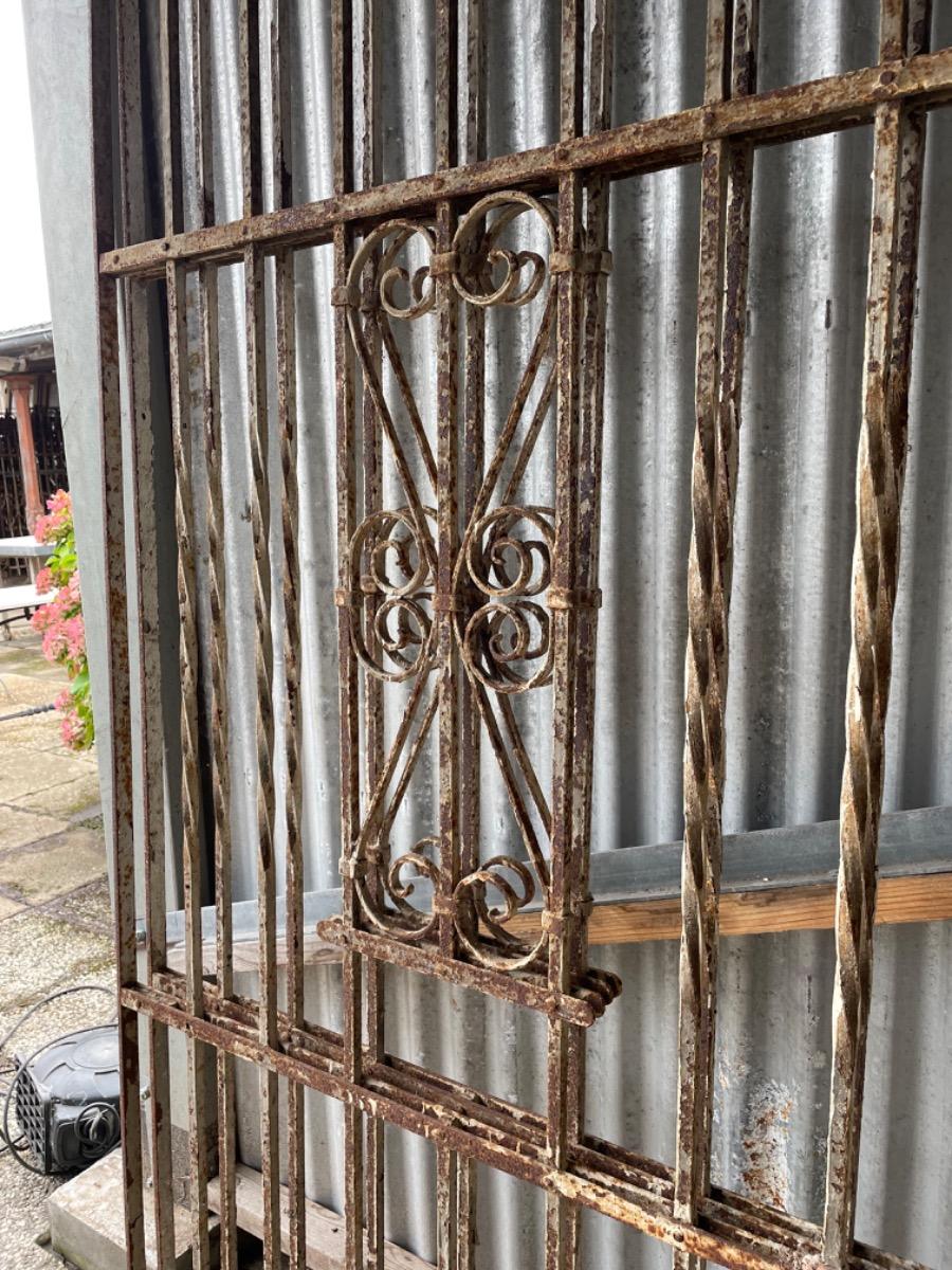 Antique iron gates