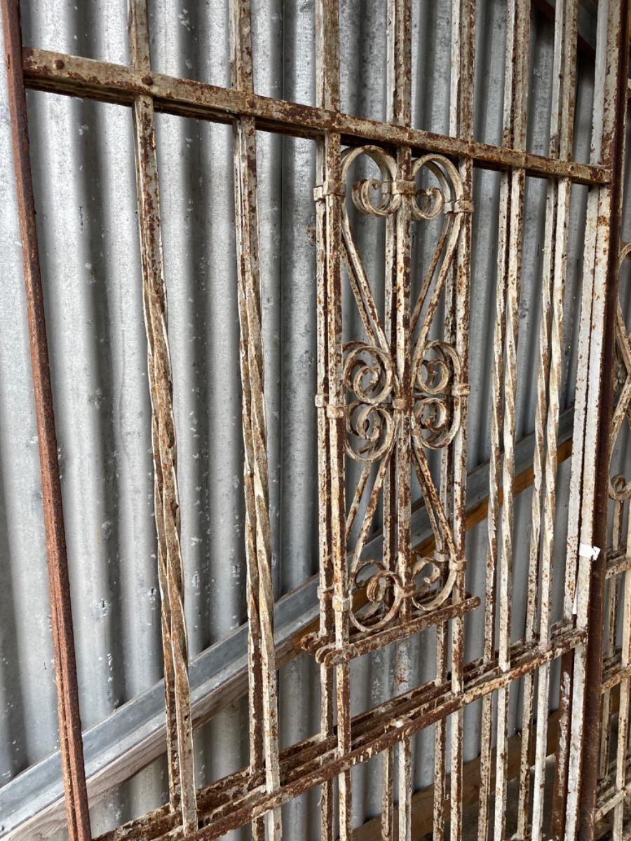 Antique iron gates