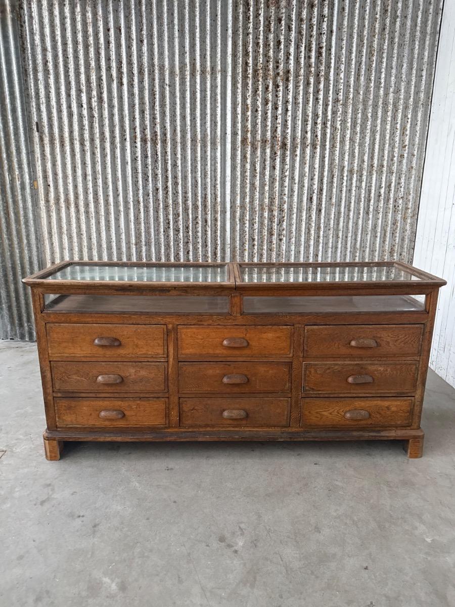 Antique Jewellery Counter with glass