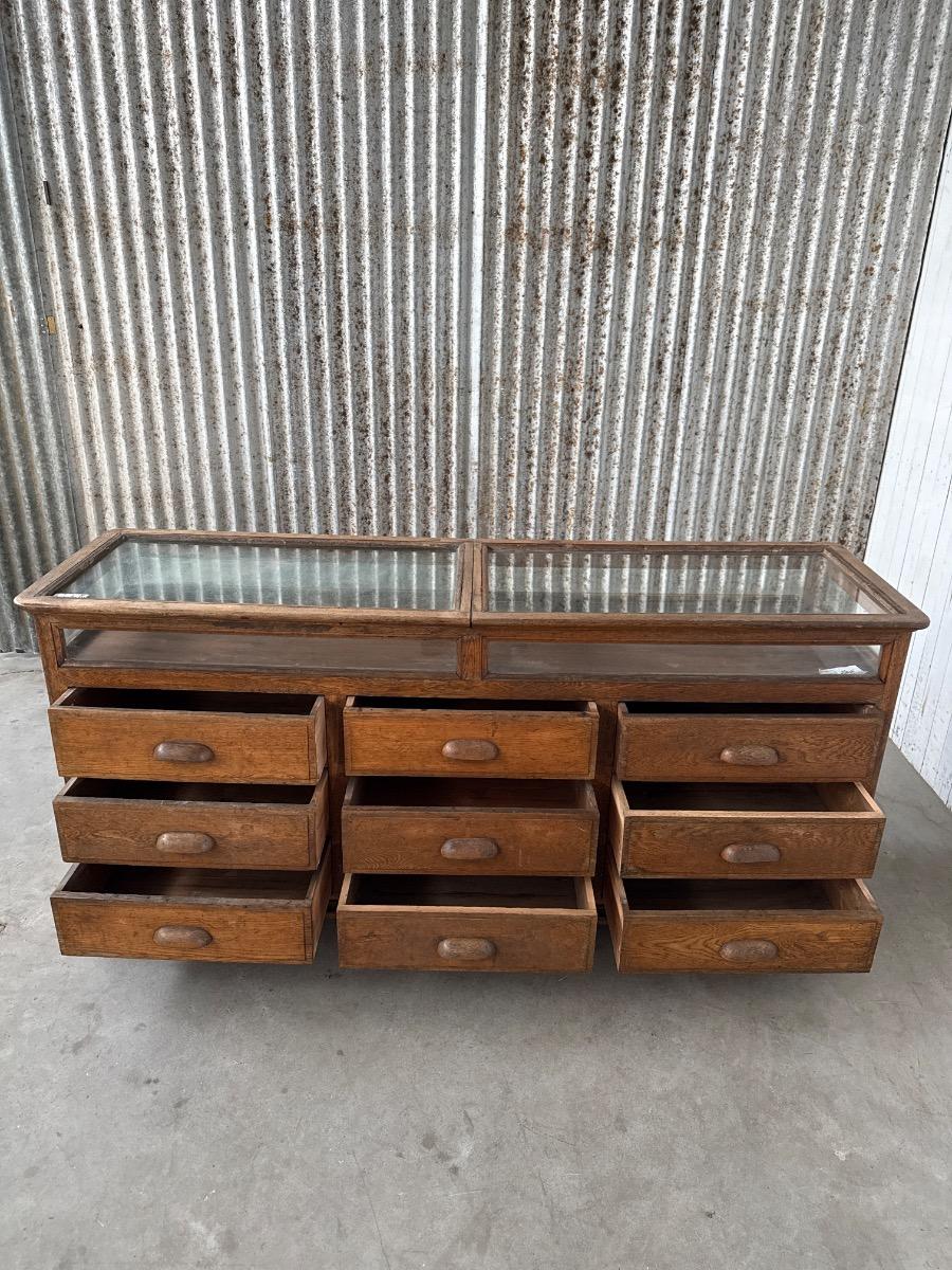 Antique Jewellery Counter with glass