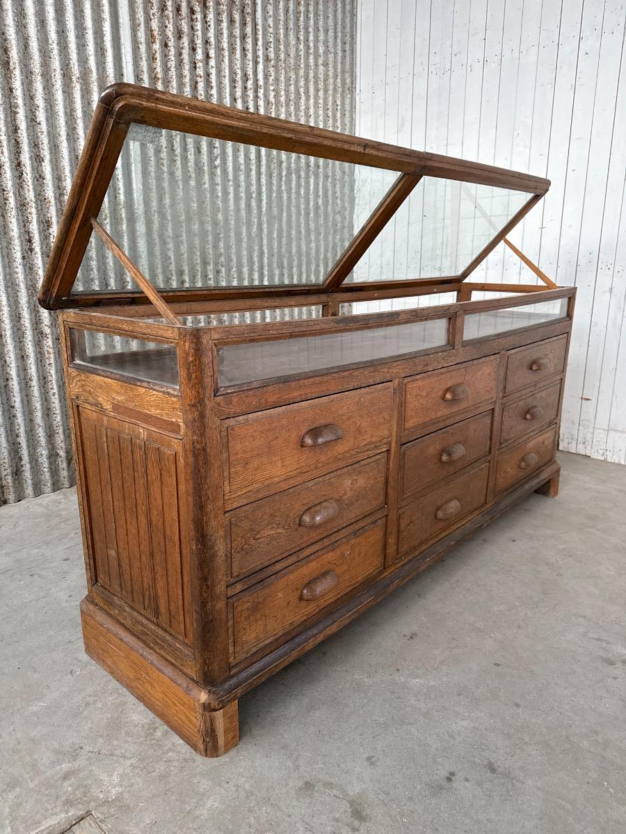 Antique Jewellery Counter with glass