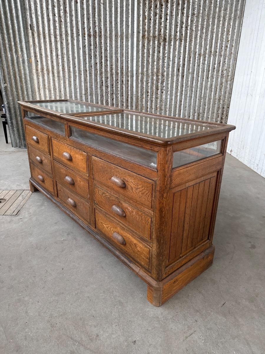 Antique Jewellery Counter with glass