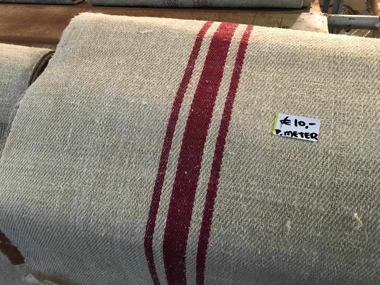 Antique linen on a roll 