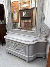 Antique style Mirror in Wood and mirror , Europa