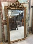 Antique style Mirror in Wood and Glass 19th Century