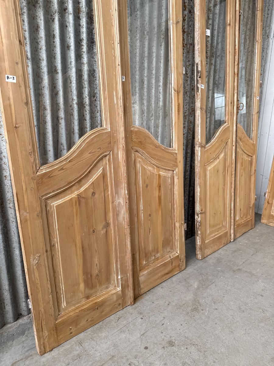Antique Original 2-panel doors in art deco style