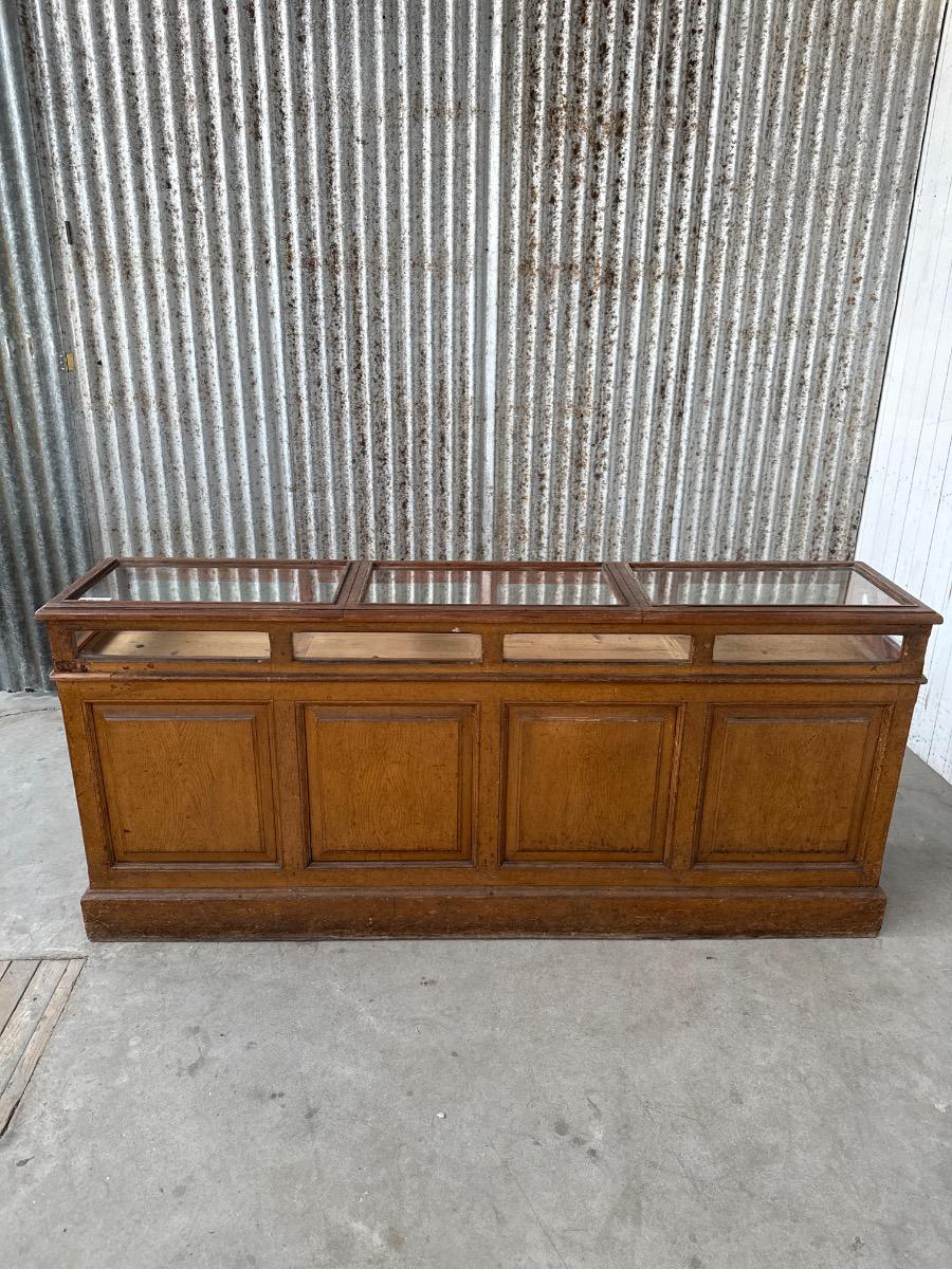 Antique Pharmacy Counter