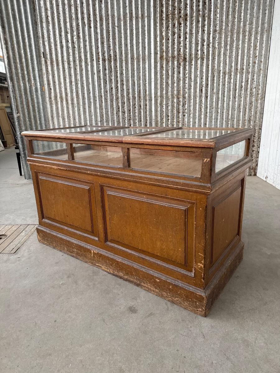 Antique Pharmacy Counter
