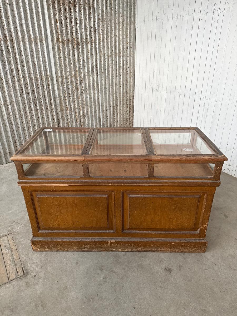 Antique Pharmacy Counter
