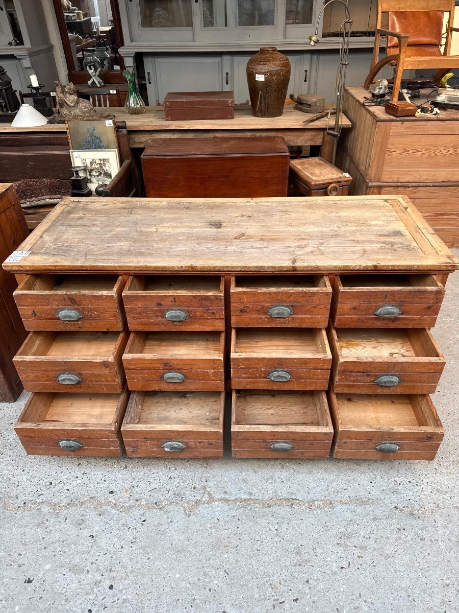 Antique Pharmacy Dresser