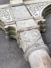 Antique style Antique porch old columns in Wood