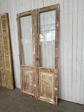 Antique style Antique set doors in Wood and glass, Europe