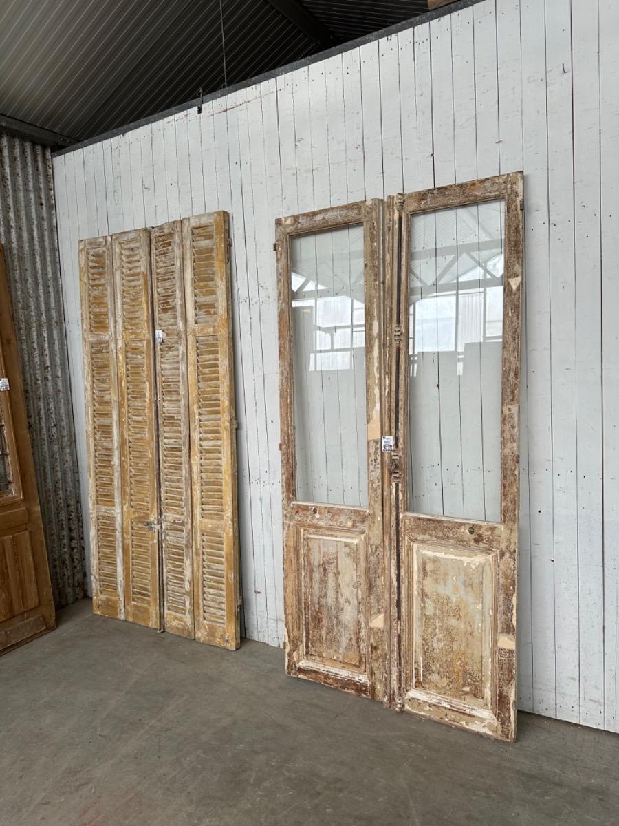 antique set doors