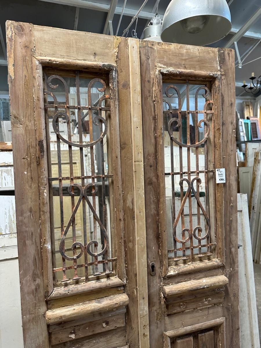 Antique set doors