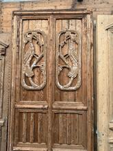 Antique style Set doors  in wood 20-century
