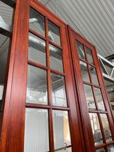 style Antique set doors with glass