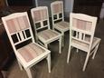 Antique set of 4 chairs