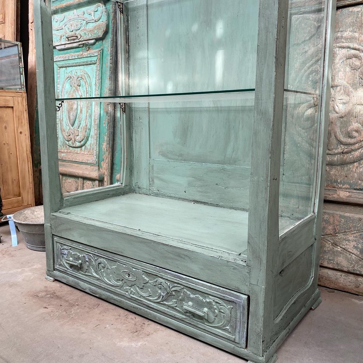 Antique shop cabinet