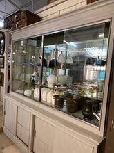 Antique style Antique shop cabinet in wood and glass