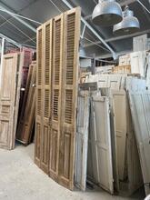Antique style Shutters in wood and iron