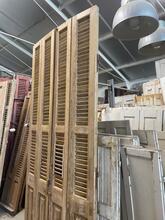 Antique style Shutters in wood and iron