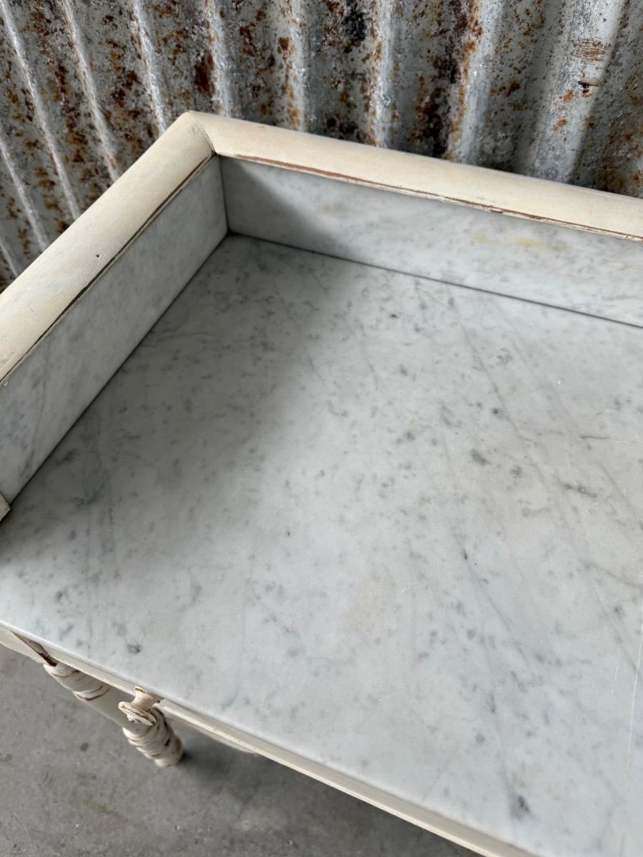 Antique  Sidetable marble