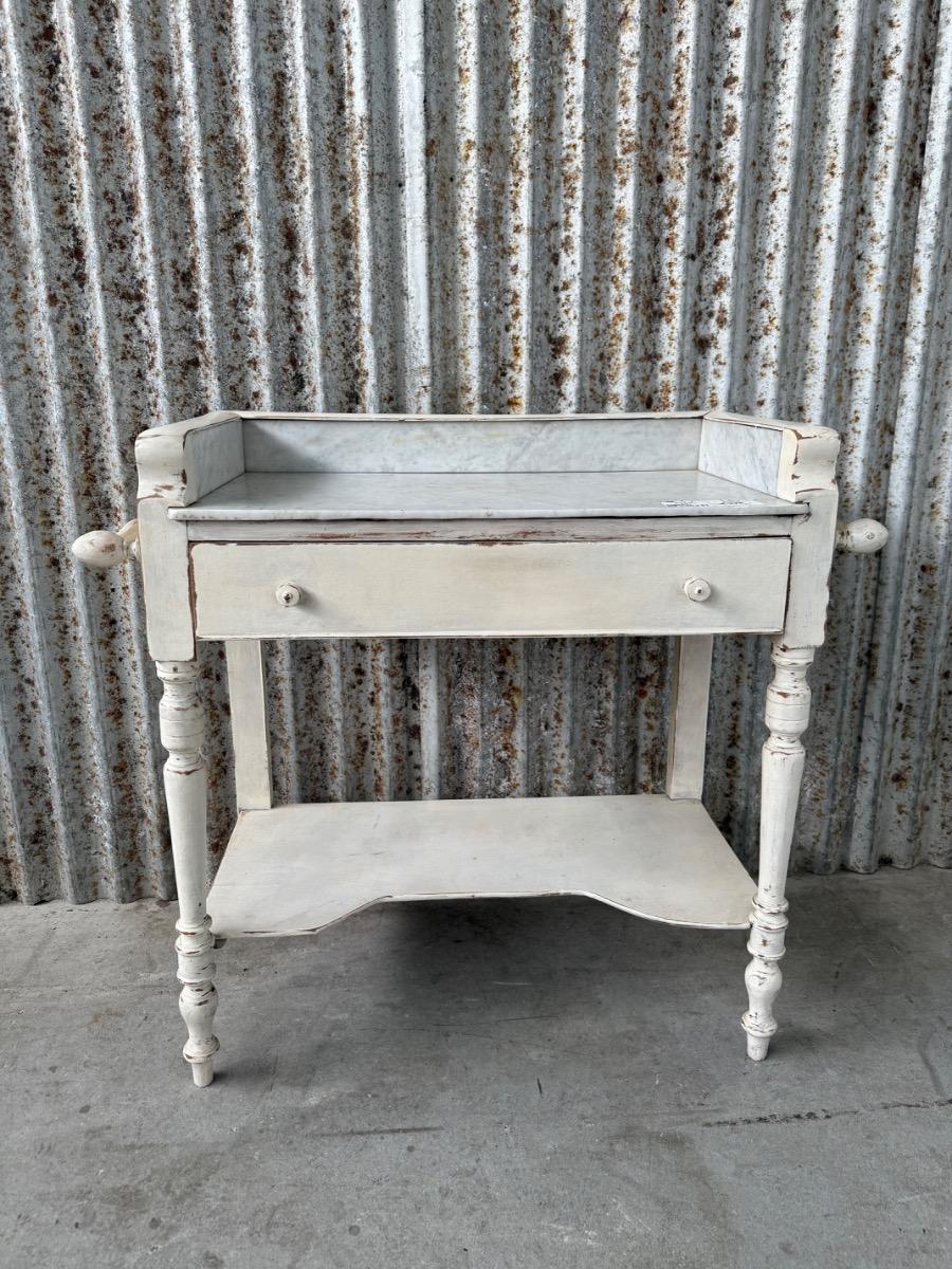 Antique  Sidetable marble