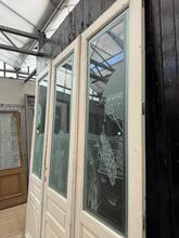 Antique style Stained glass doors in wood and glass