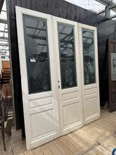 Antique style Stained glass doors in wood and glass