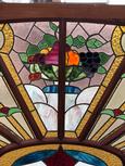 Antique style Stained glass in Glass and wood