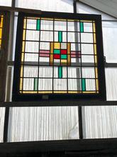 Antique style Antique stained glass window in Wood and glass