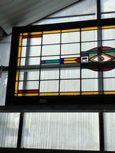 Antique style Antique stained glass window in Wood and glass