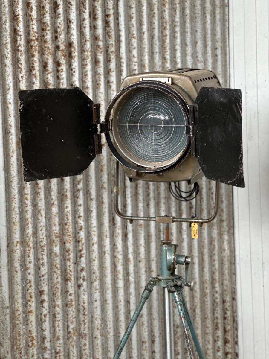 Antique tripod lamp
