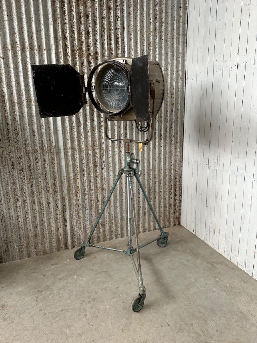 Antique tripod lamp