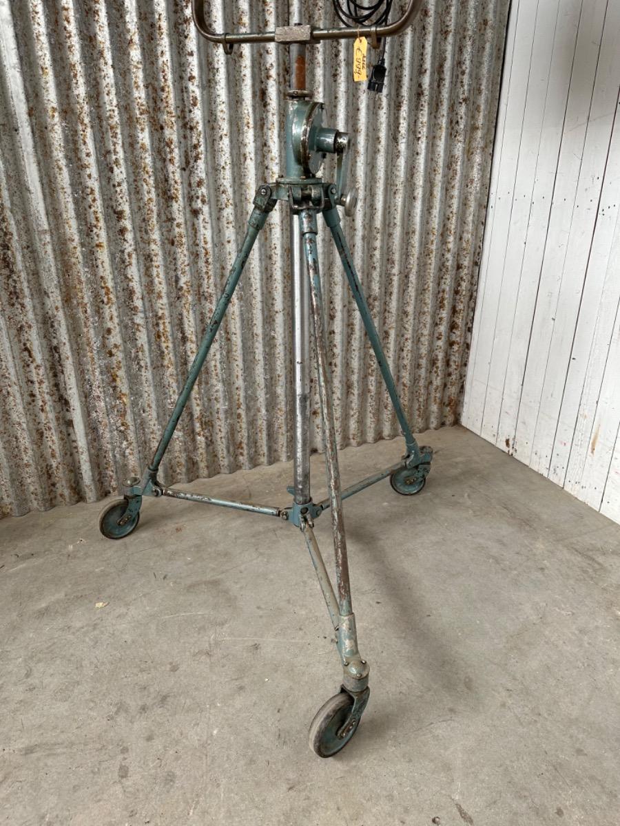 Antique tripod lamp