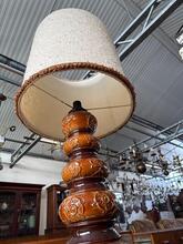 Antique style Vintage xxxl lamp in wood, Europe