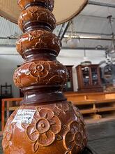 Antique style Vintage xxxl lamp in wood, Europe
