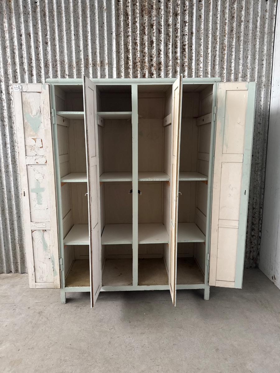 Antique Wooden locker cabinet