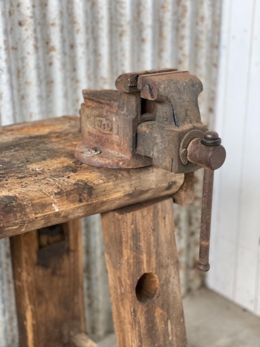 Antique workbench