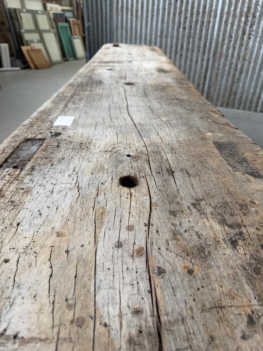 Antique workbench massive wood