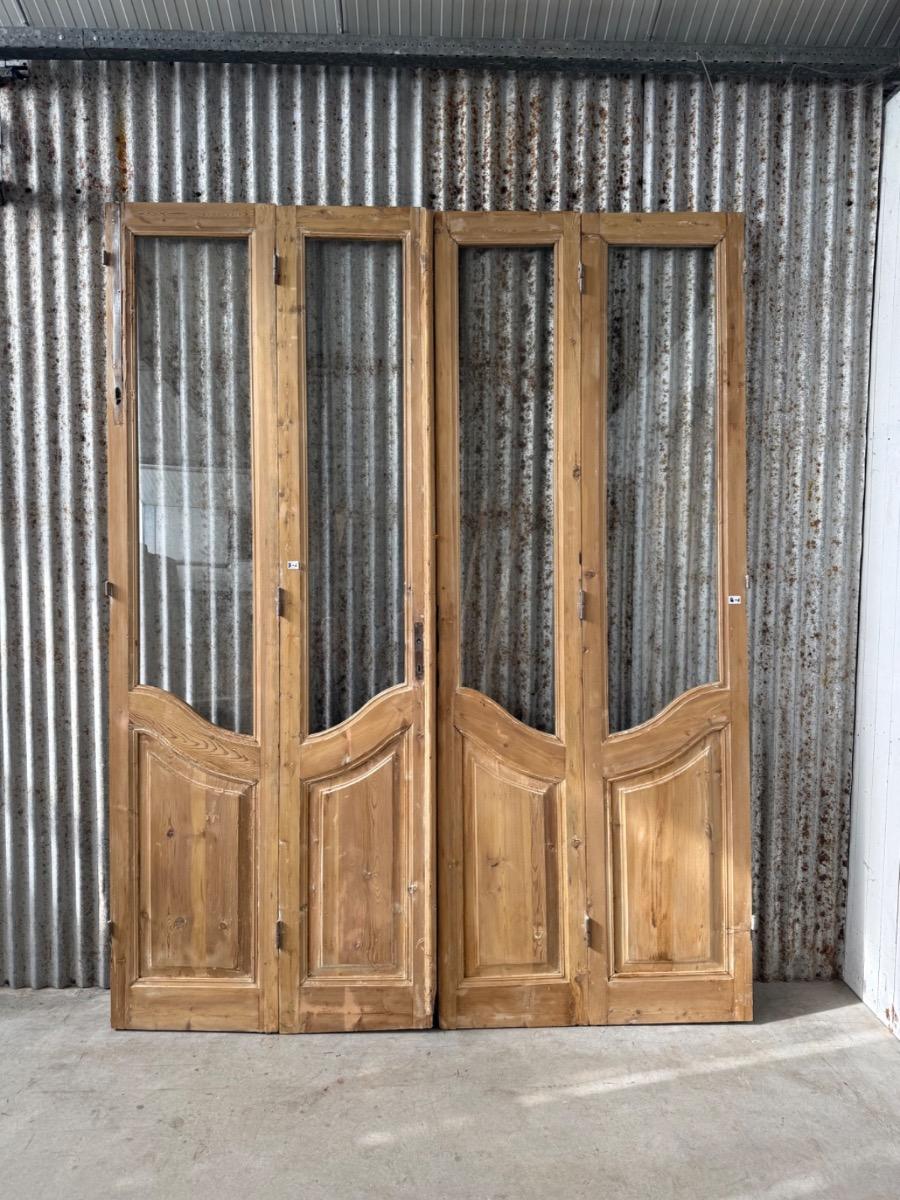 Art deco Antique 4-panel doors art deco