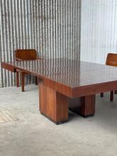 Eetkamerset Art Deco stijl in hout,
