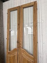 Art deco style Set doors with glass art deco in Wood and glass