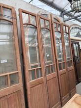 Art nouveau glass doors