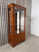 Art nouveau showcase cabinet