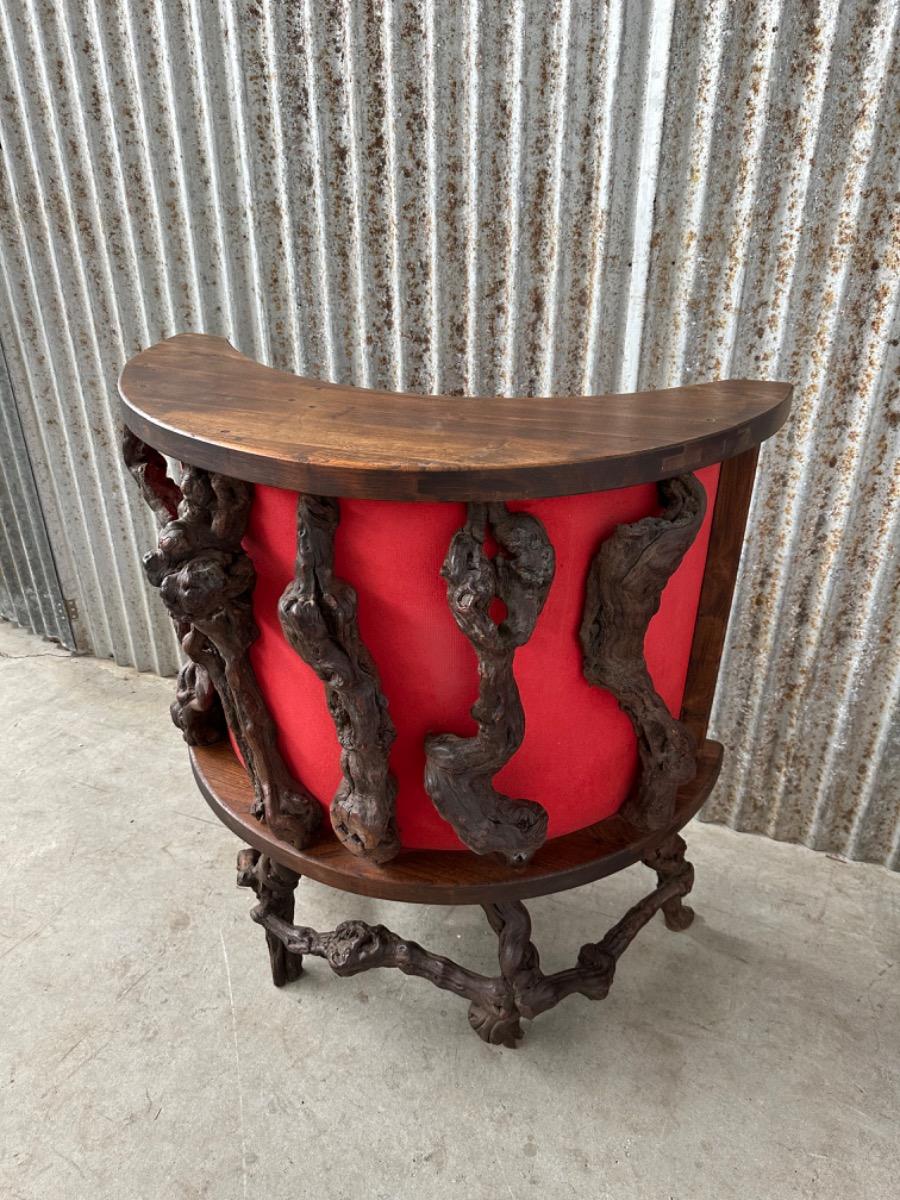 Bar shelves 2 x bar stools Vintage Wine bar