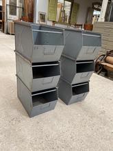 Industrial style Box in iron, Europe 20th Century