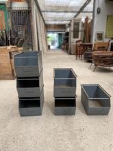 Industrial style Box in iron, Europe 20th Century