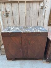 Cabinet with marmble 
